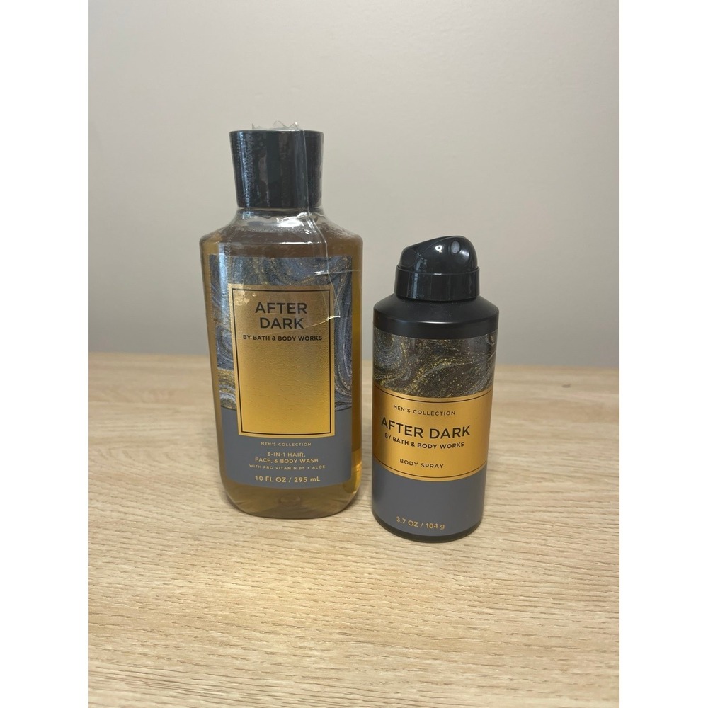 Bath & Body Works "AFTER DARK" Mens Collection Body Care Bundle